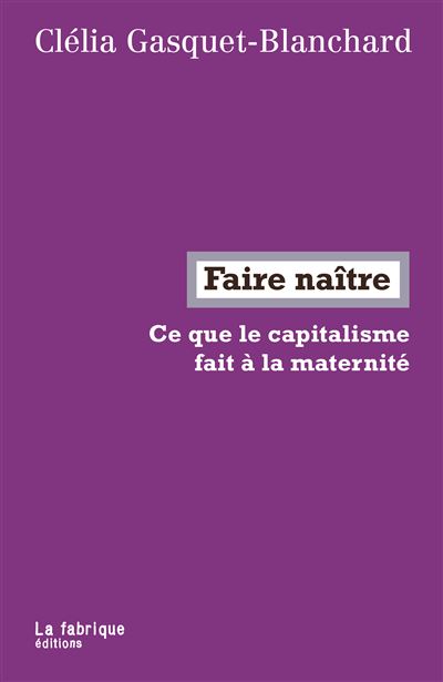 Faire Naître. Ce que le capitalisme fait à la maternité.